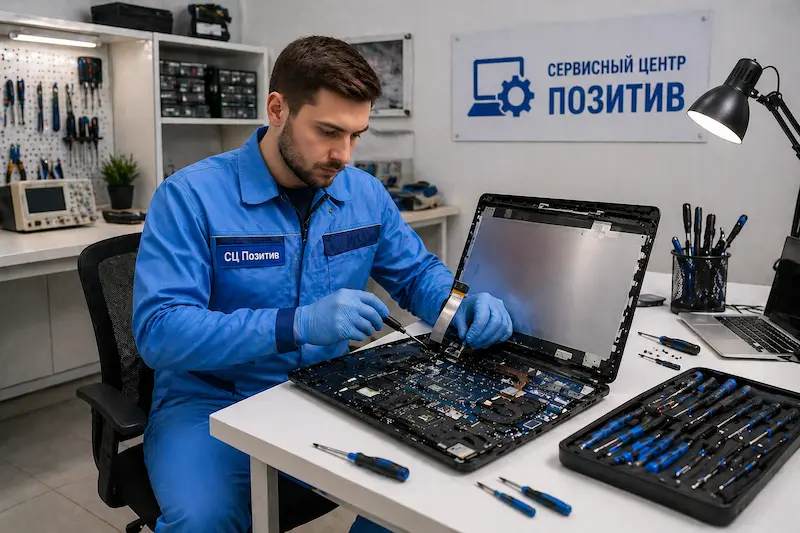 Замена шлейфа матрицы ноутбука в Барнауле