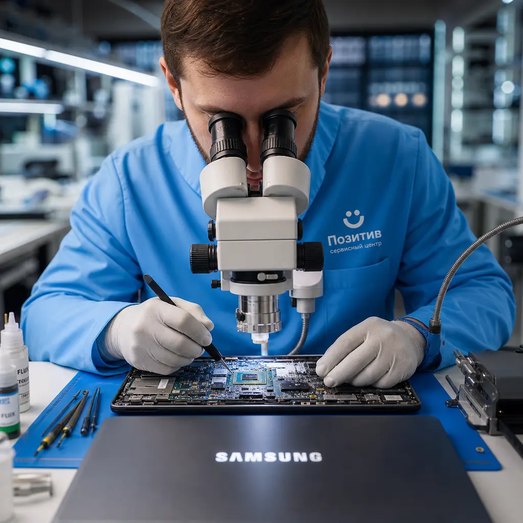 Замена видеокарты ноутбука Samsung в Барнауле
