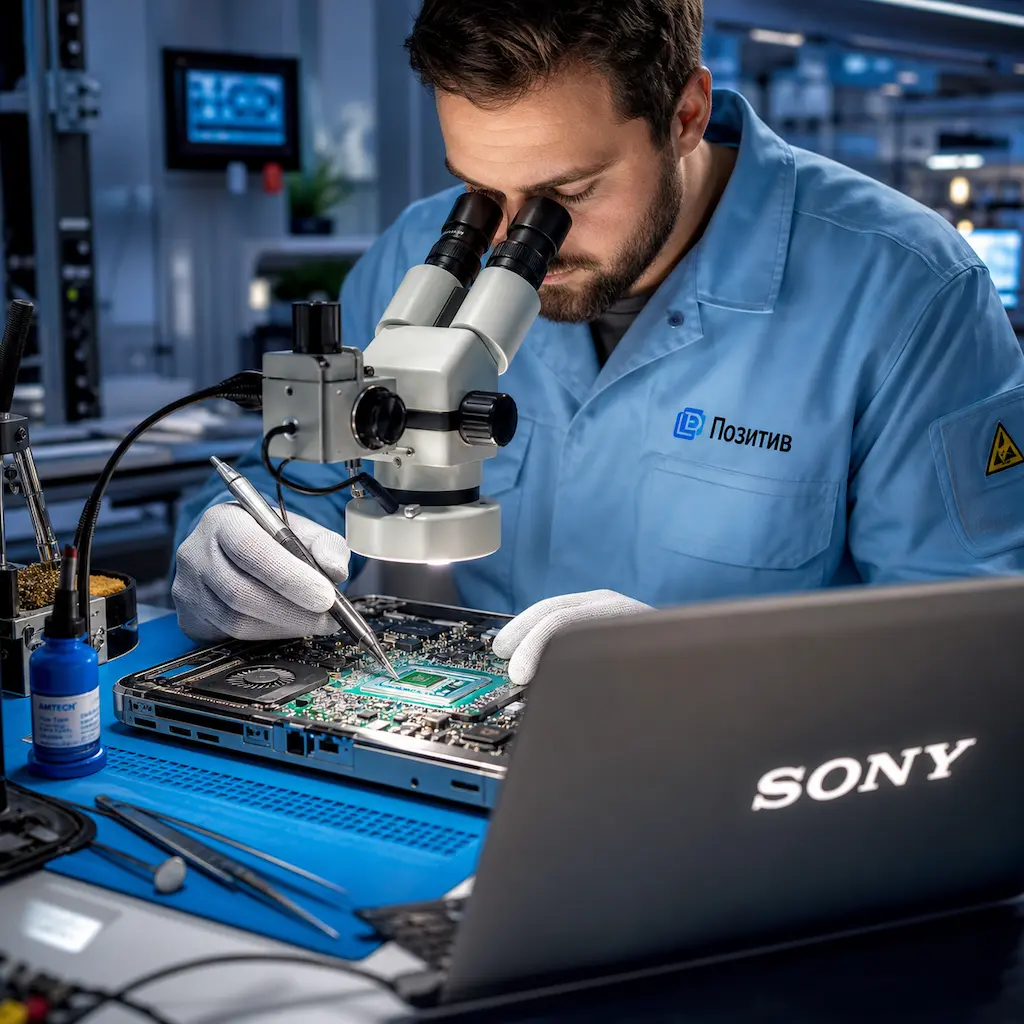 Замена видеокарты ноутбука Sony в Барнауле