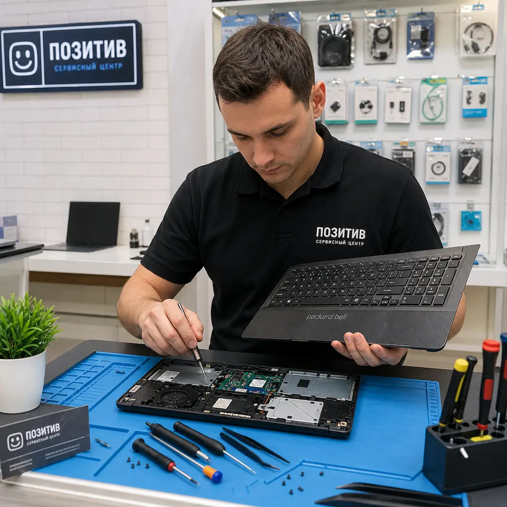 заменить клавиатуру на ноутбуке Packard Bell в Барнауле