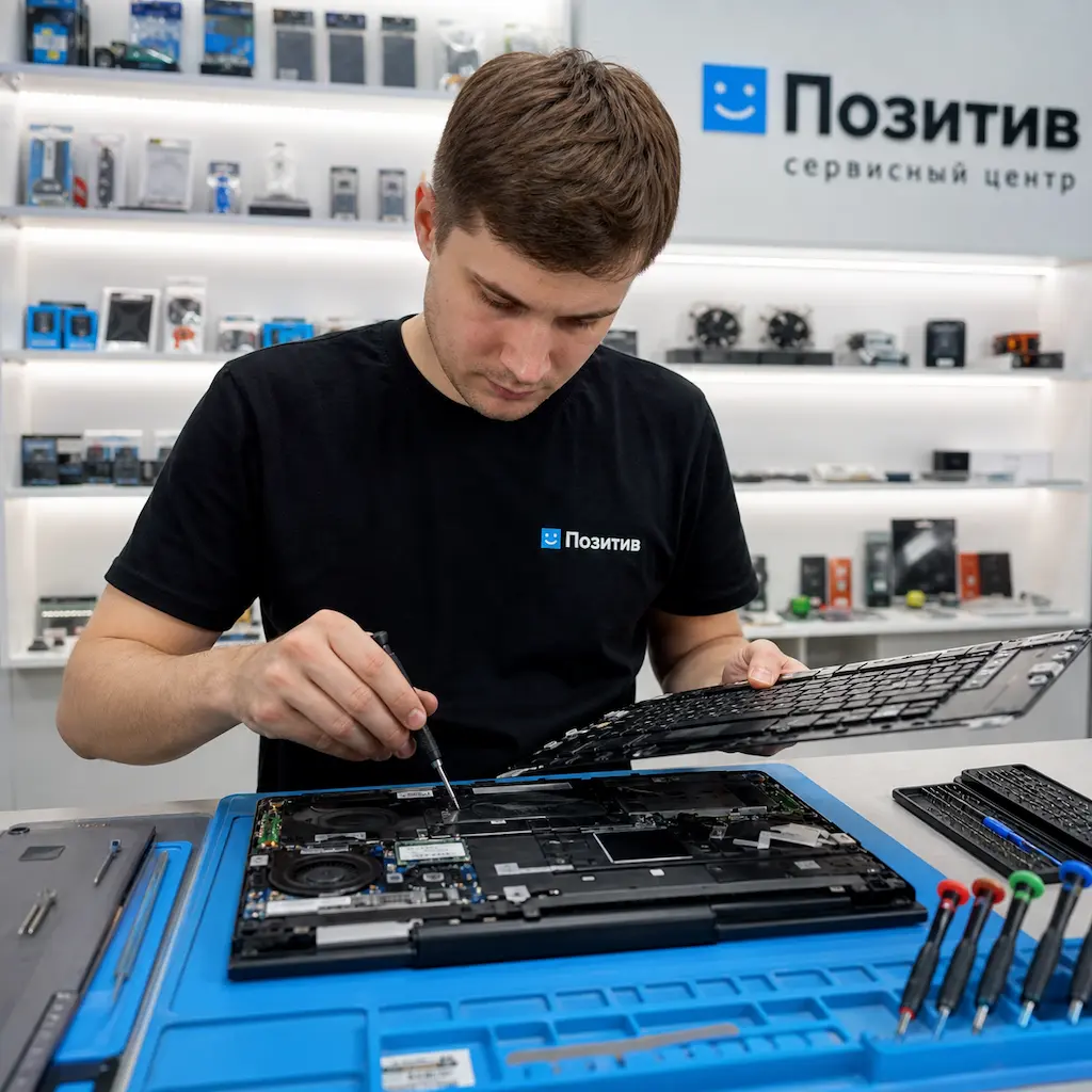 заменить клавиатуру на ноутбуке Samsung в Барнауле