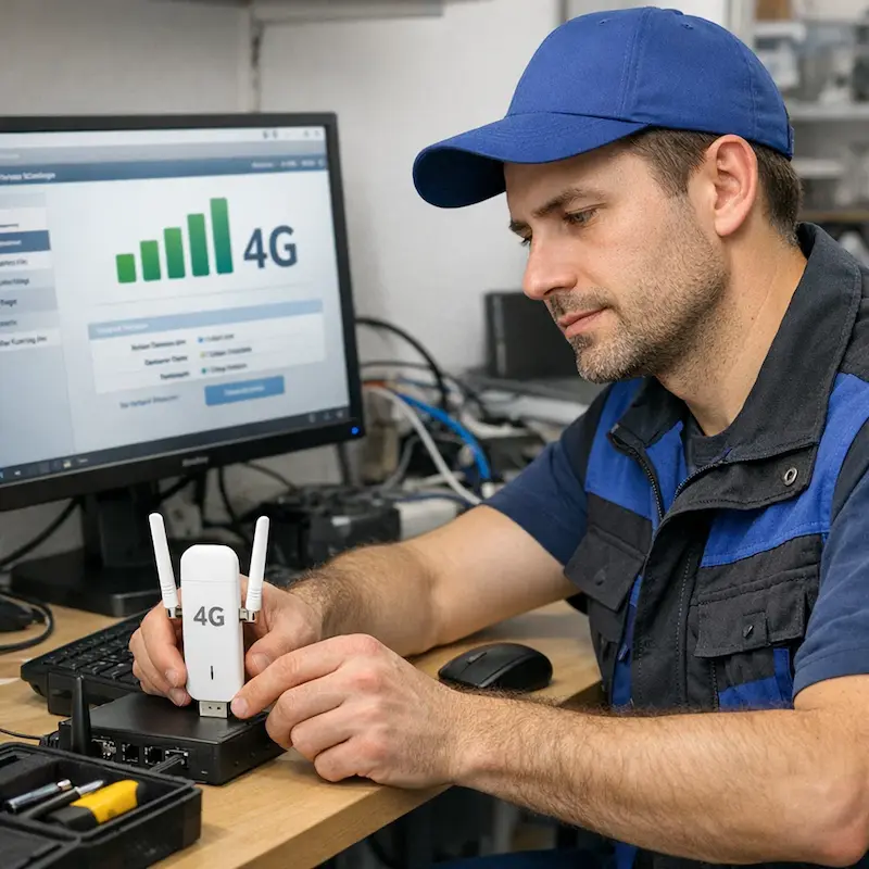 Настройка LTE модема в Барнауле