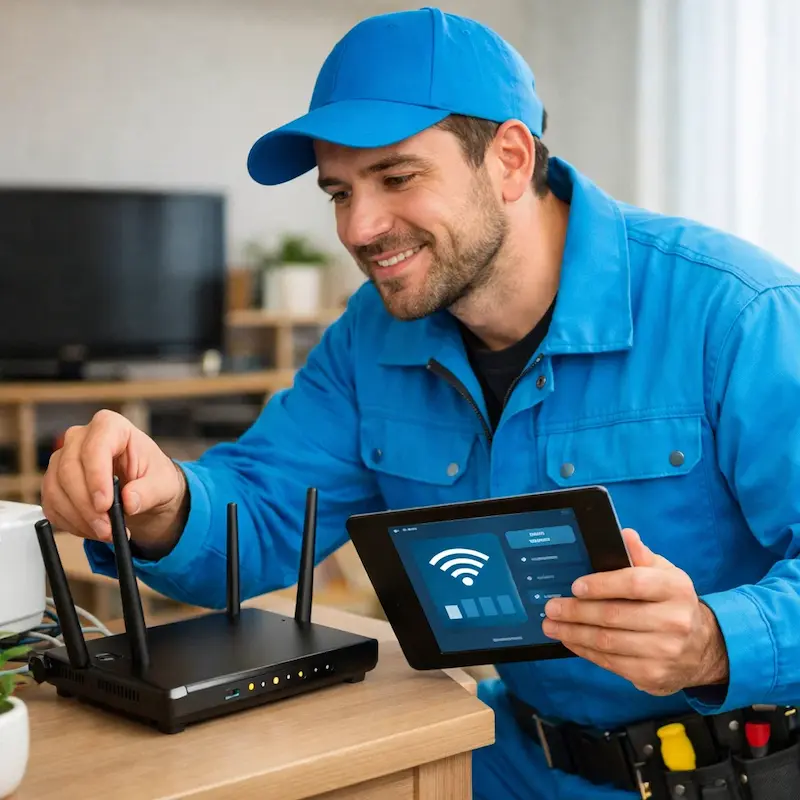 Настройка Wi-Fi для квартиры, дома и офиса в Барнауле