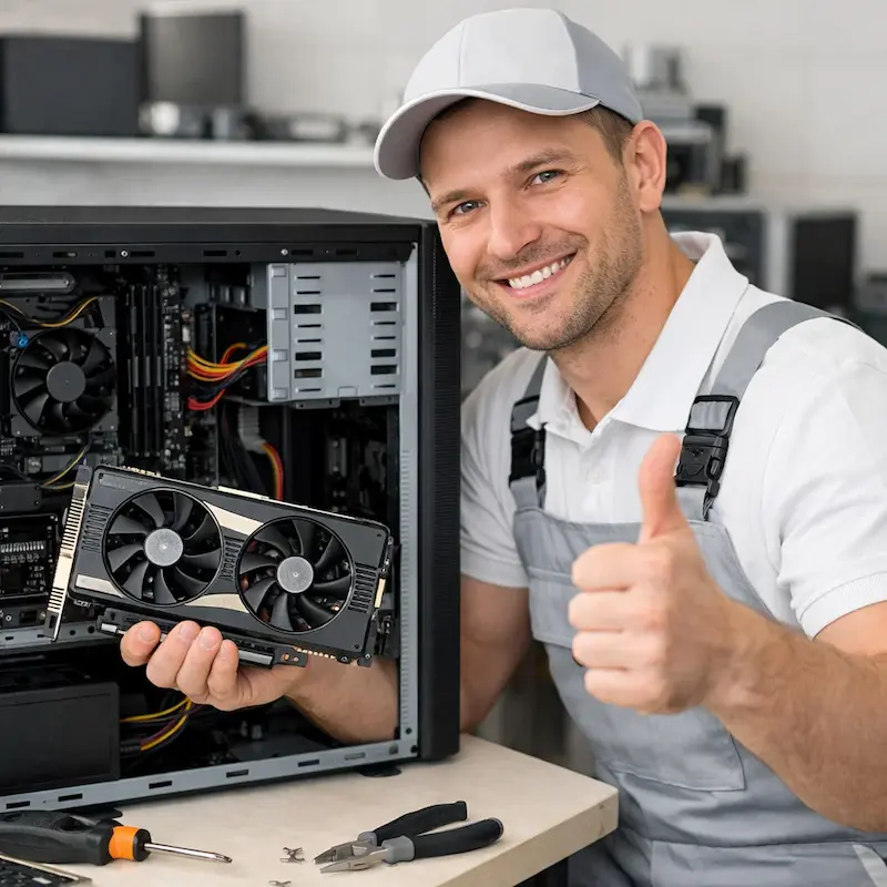 Замена видеокарты ПК в Барнауле