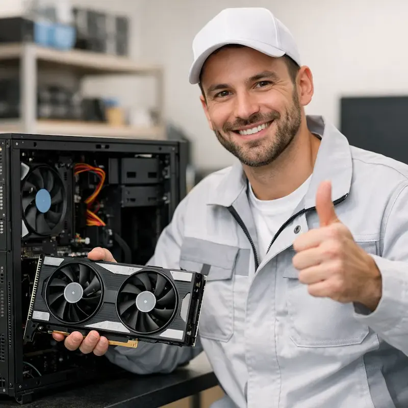 установка видеокарты на ПК в Барнауле