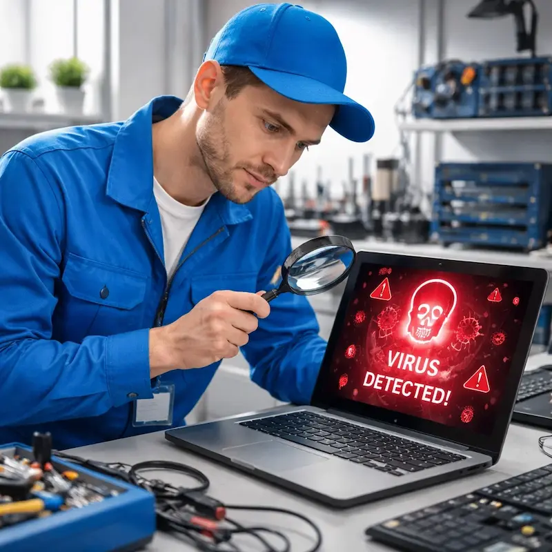 Поиск компьютерных вирусов в Барнауле