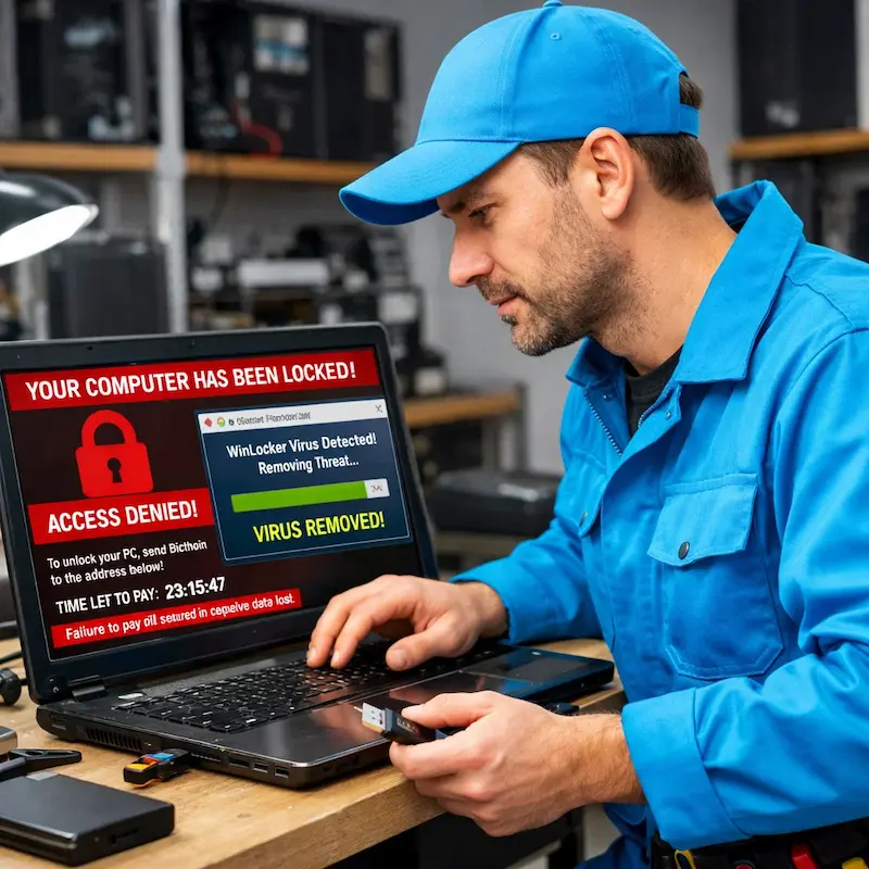 Поможем разблокировать компьютер и ноутбук в Барнауле